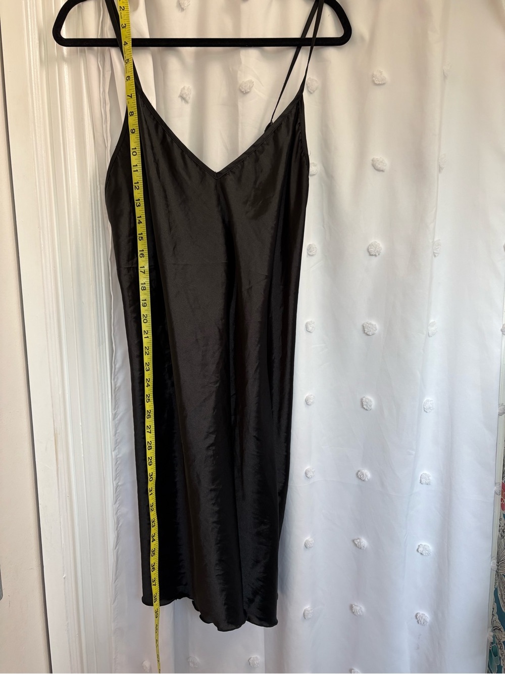 Black Satin Slip - Picture 4 of 6